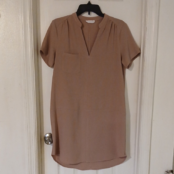 Women's Beige Short Sleeve Top - Picture 2 of 5